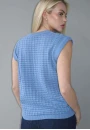 Blusa Estilo Casual com Textura Delicada - Azul água