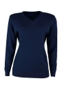Blusa Juvenil em Tricot Gola V - Azul naval