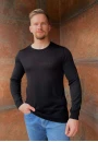 Blusa Masculina em Tricot Básica com Gola Redonda - Preto Blusa Masculina em Tricot Básica com Gola Redonda - Preto