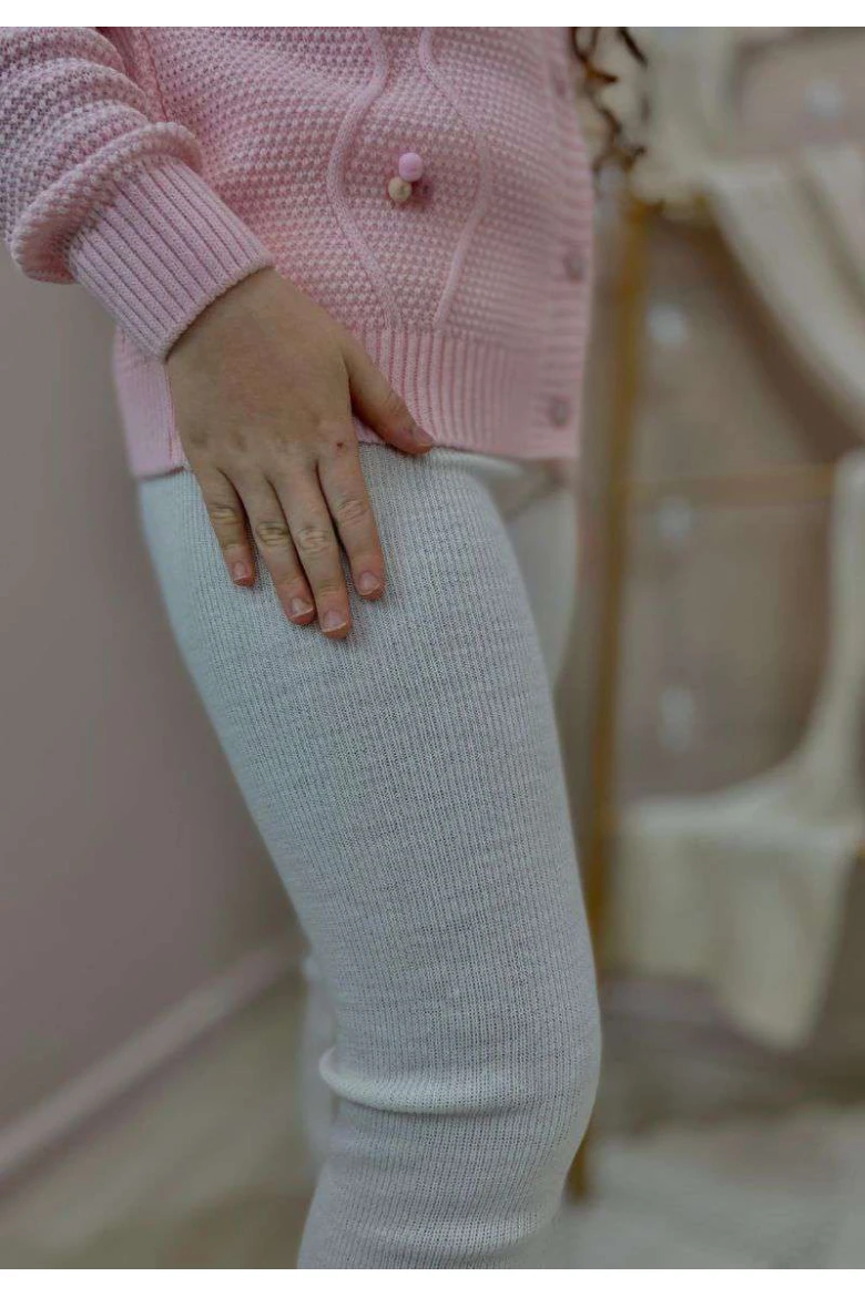 Calça Canelada Tricot Unissex - Branco