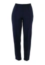 Calça Feminina Plus Size Tricot com Recorte - Azul naval