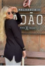 Cardigan Feminino de Tricot Aberto com Tranças Laterais - Preto