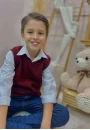 Colete Infantil Unissex em Tricot Liso Gola V Canelada - Bordo
