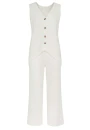 Conjunto em Tricot Feminino com Regata e Calça Reta - Off white