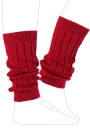 Polaina em Tricot Canelado - Vermelho Polaina em Tricot Canelado - Vermelho