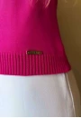 Regata de Tricot Feminia Detalhes Sofisticados - Pink